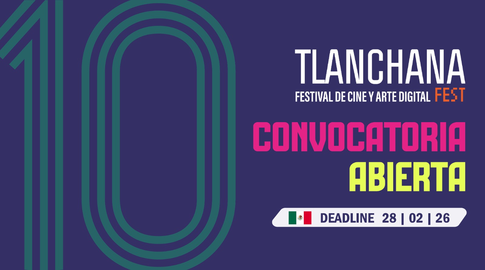 Convocatoria abierta: Tlanchana Fest - Festival de Cine y Arte Digital