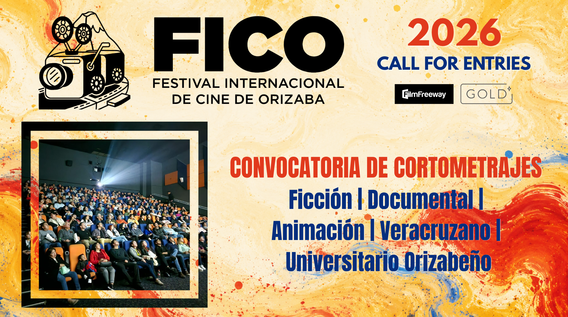 Convocatoria abierta: FICO 2026 - Festival Internacional de Cine de Orizaba