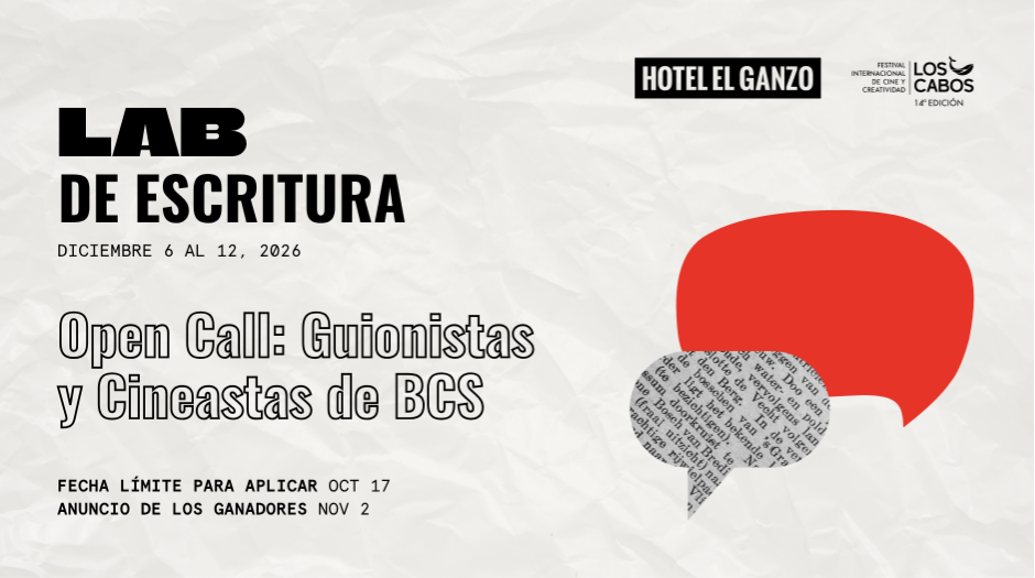 #RadarIMCINE: Lab de Escritura — FICC Los Cabos